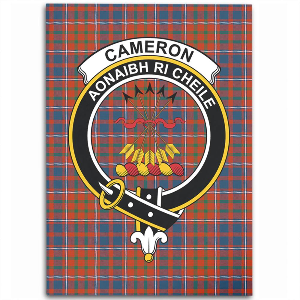 Cameron of Lochiel Ancient Tartan Crest Area Rug