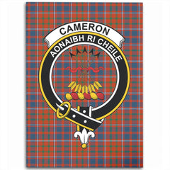 Cameron of Lochiel Ancient Tartan Crest Area Rug