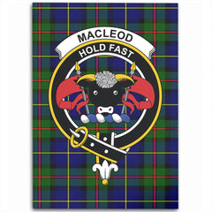 MacLeod of Harris Modern Tartan Crest Area Rug
