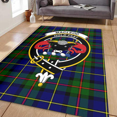 MacLeod of Harris Modern Tartan Crest Area Rug