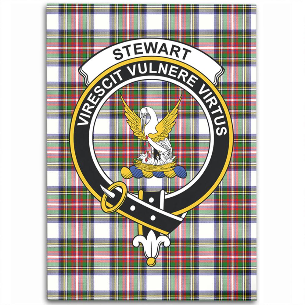 Stewart Dress Modern Tartan Crest Area Rug