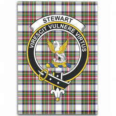 Stewart Dress Modern Tartan Crest Area Rug