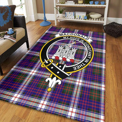 MacDonald Dress Modern Tartan Crest Area Rug