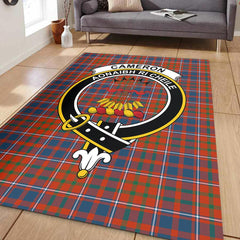 Cameron of Lochiel Ancient Tartan Crest Area Rug