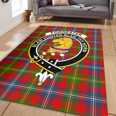 Forrester Tartan Crest Area Rug