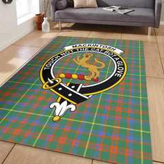 MacKintosh Hunting Ancient Tartan Crest Area Rug