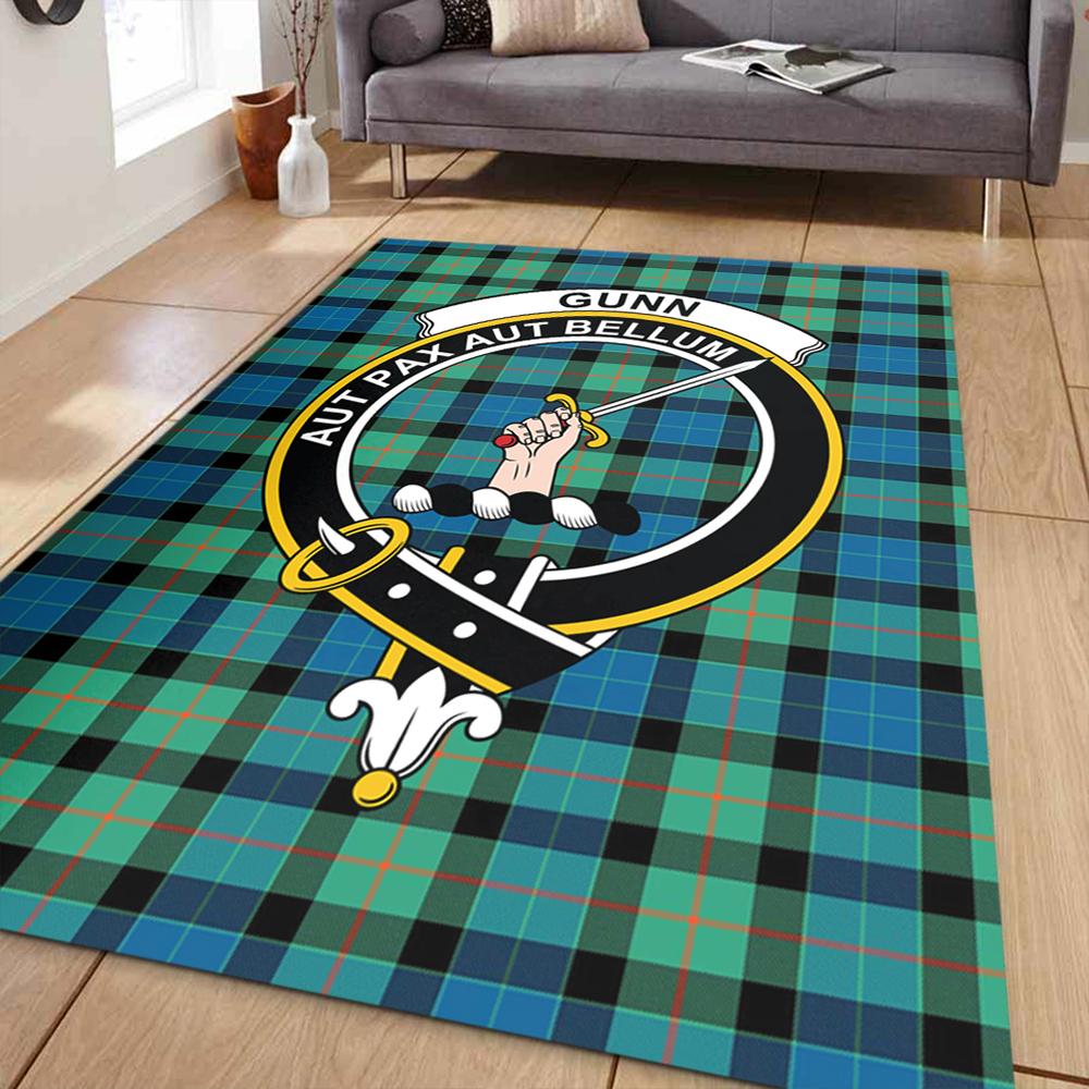 Gunn Ancient Tartan Crest Area Rug