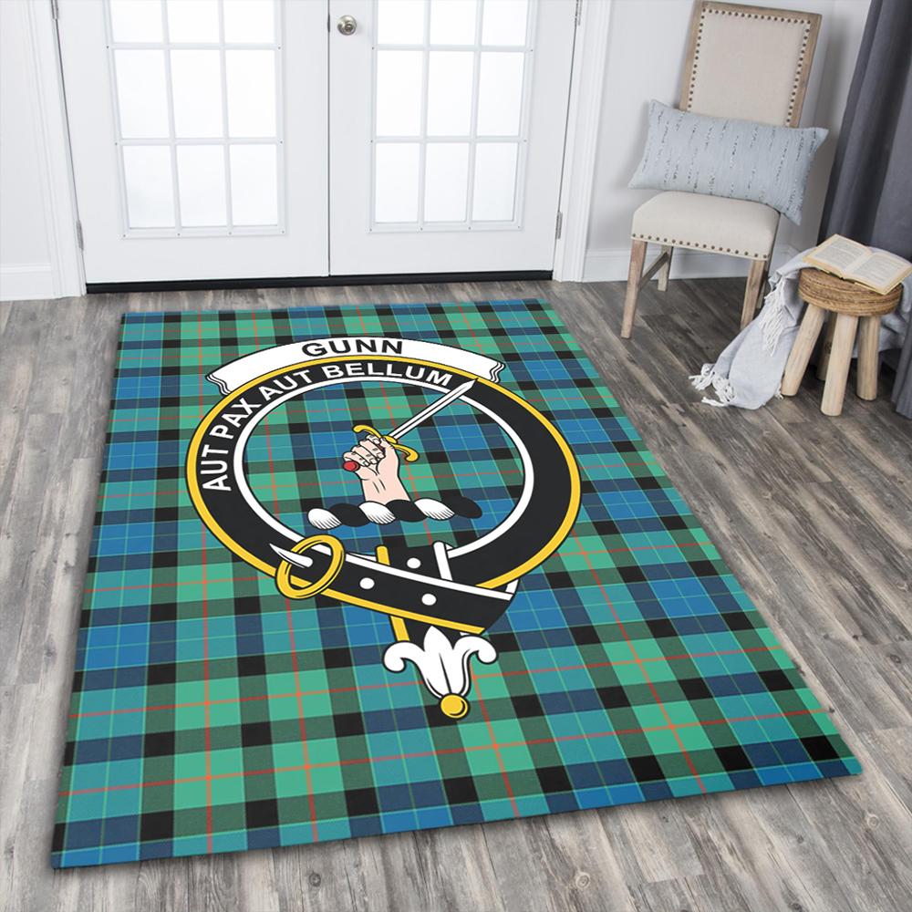 Gunn Ancient Tartan Crest Area Rug