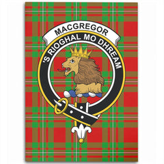 MacGregor Modern Tartan Crest Area Rug