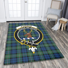 Forbes Ancient Tartan Crest Area Rug