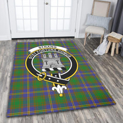 Strange of Balkaskie Tartan Crest Area Rug