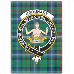 Urquhart Ancient Tartan Crest Area Rug