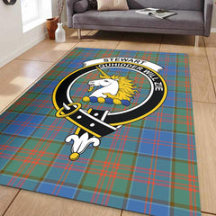 Stewart of Appin Hunting Ancient Tartan Crest Area Rug