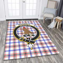 Boswell Modern Tartan Crest Area Rug