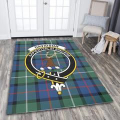 Davidson of Tulloch Tartan Crest Area Rug