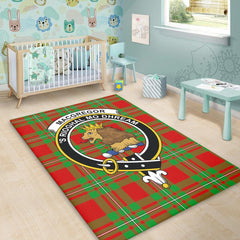 MacGregor Modern Tartan Crest Area Rug