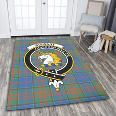 Stewart of Appin Hunting Ancient Tartan Crest Area Rug