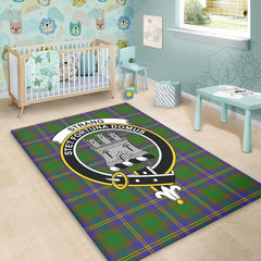 Strange of Balkaskie Tartan Crest Area Rug