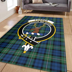 Forbes Ancient Tartan Crest Area Rug