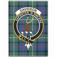 Davidson of Tulloch Tartan Crest Area Rug