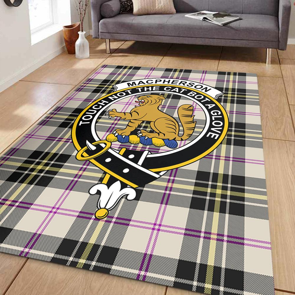 MacPherson Dress Ancient Tartan Crest Area Rug