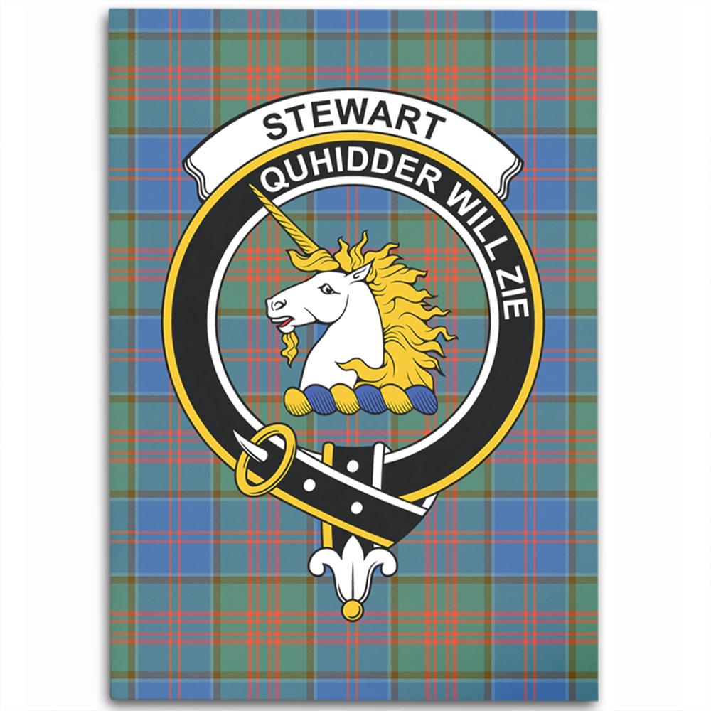 Stewart of Appin Hunting Ancient Tartan Crest Area Rug