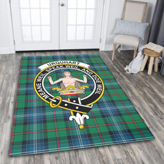 Urquhart Ancient Tartan Crest Area Rug