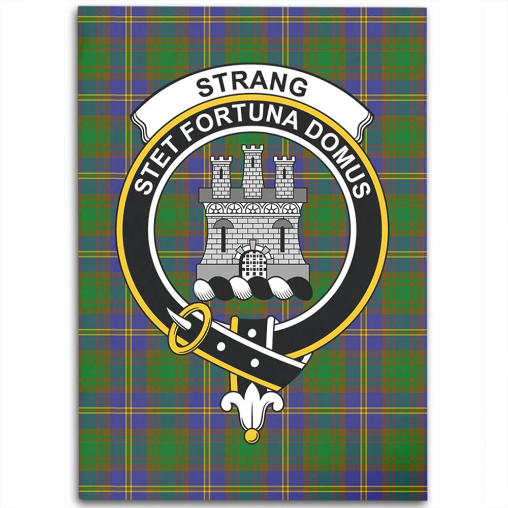 Strange of Balkaskie Tartan Crest Area Rug