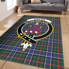 Ogilvie of Airlie Ancient Tartan Crest Area Rug