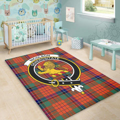 Nicolson Ancient Tartan Crest Area Rug