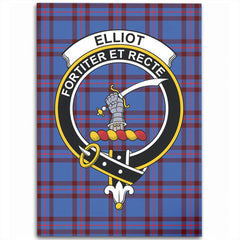 Elliot Modern Tartan Crest Area Rug