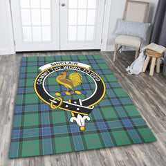Sinclair Hunting Ancient Tartan Crest Area Rug