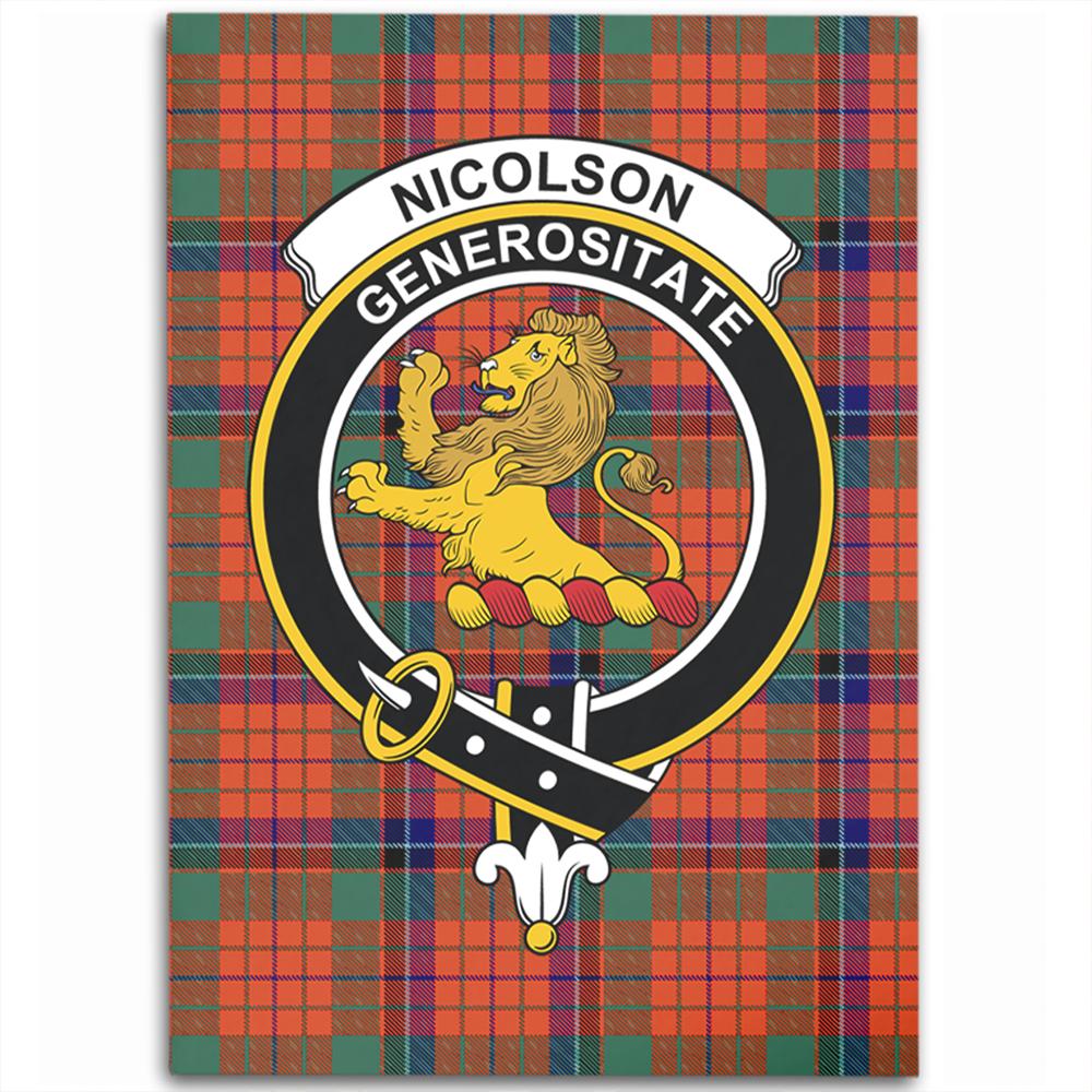 Nicolson Ancient Tartan Crest Area Rug
