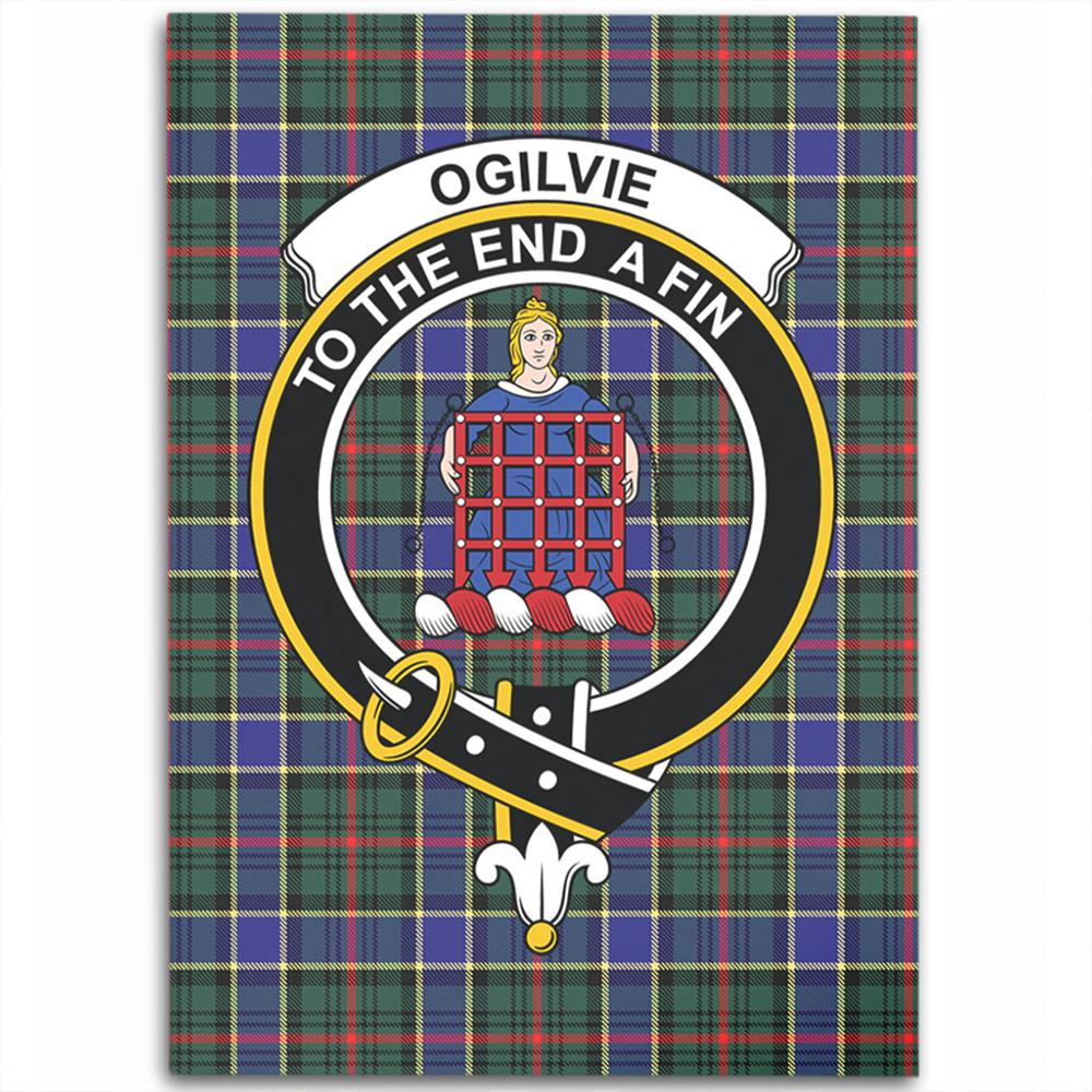 Ogilvie of Airlie Ancient Tartan Crest Area Rug