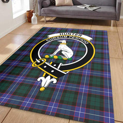 Hunter Modern Tartan Crest Area Rug