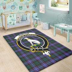 Hunter Modern Tartan Crest Area Rug
