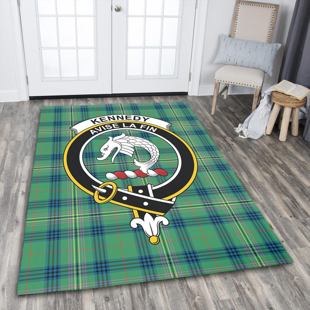 Kennedy Ancient Tartan Crest Area Rug