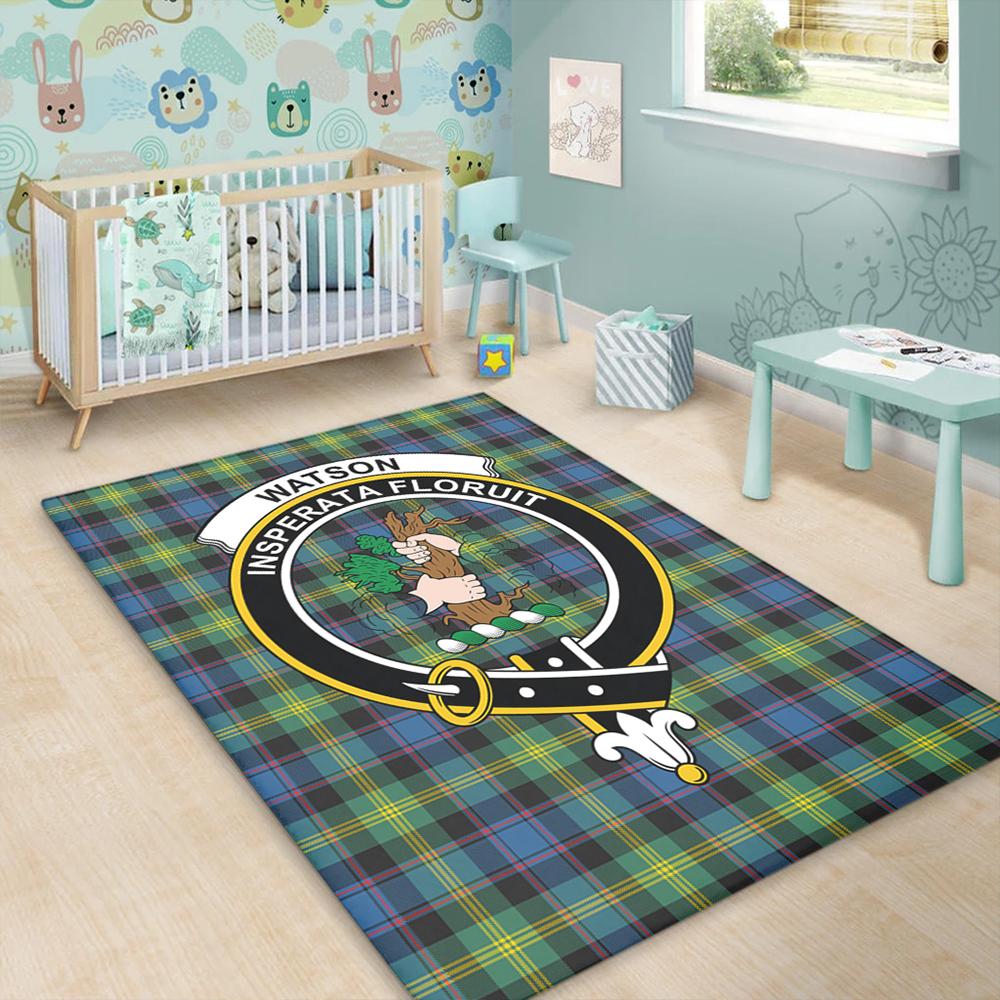 Watson Ancient Tartan Crest Area Rug