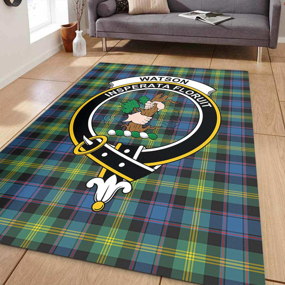 Watson Ancient Tartan Crest Area Rug