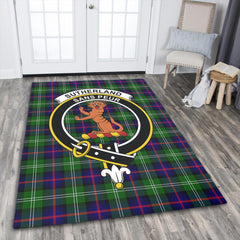 Sutherland Modern Tartan Crest Area Rug