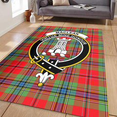 MacLean of Duart Modern Tartan Crest Area Rug