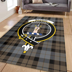MacKay Weathered Tartan Crest Area Rug