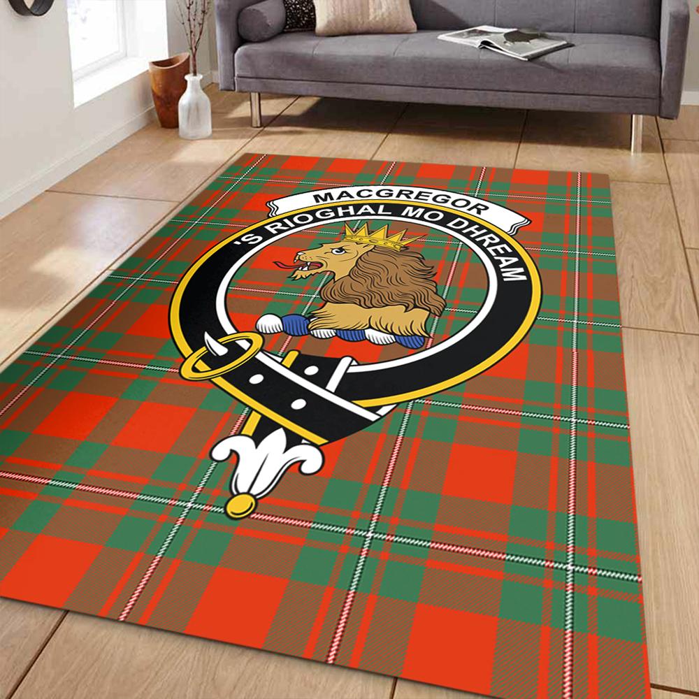 MacGregor Ancient Tartan Crest Area Rug