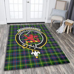 Farquharson Modern Tartan Crest Area Rug