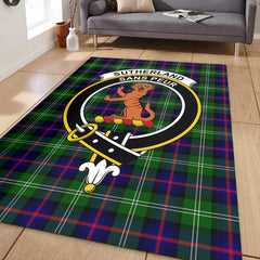 Sutherland Modern Tartan Crest Area Rug
