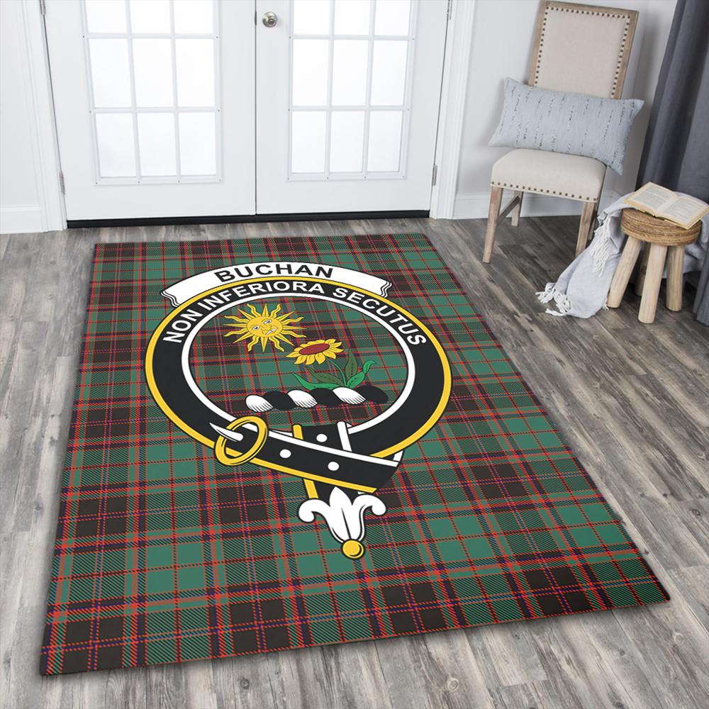Buchan Ancient Tartan Crest Area Rug