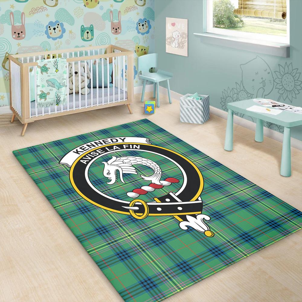 Kennedy Ancient Tartan Crest Area Rug