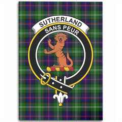 Sutherland Modern Tartan Crest Area Rug