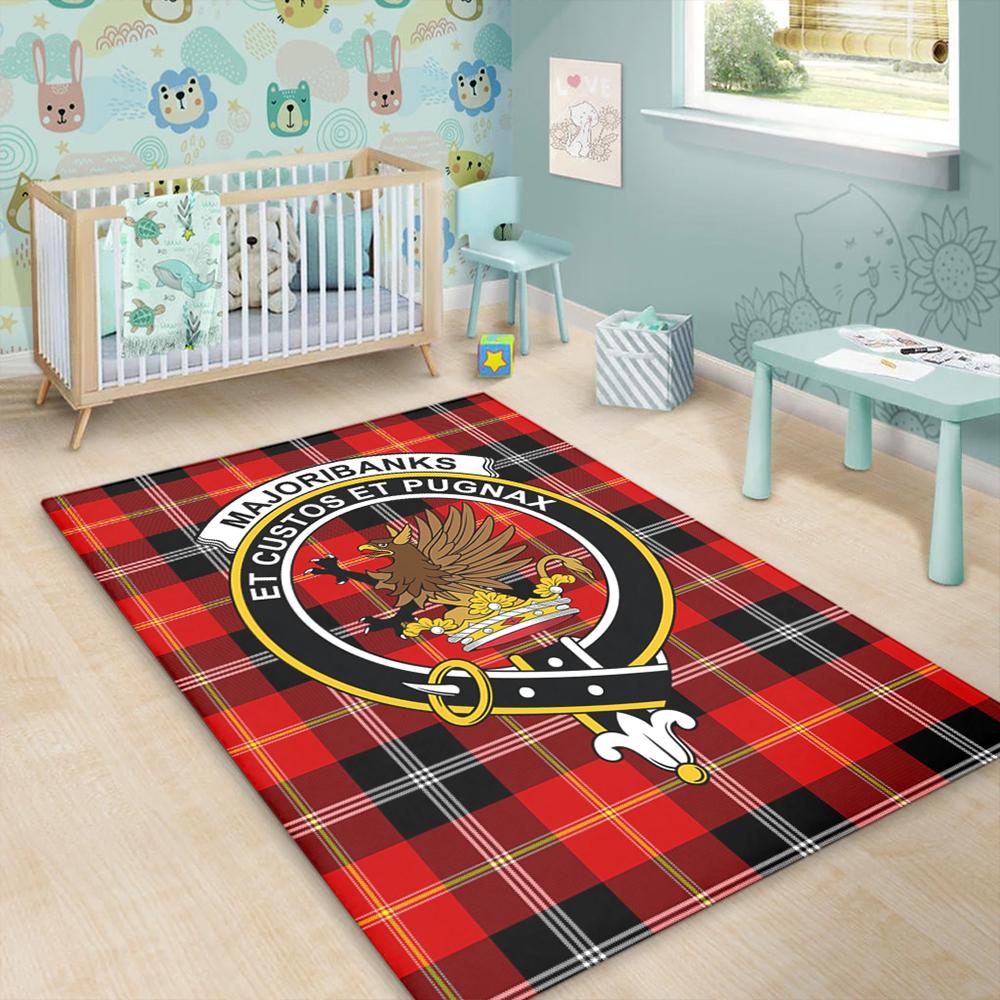 Marjoribanks Tartan Crest Area Rug