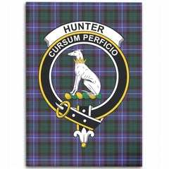 Hunter Modern Tartan Crest Area Rug